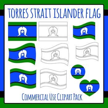 Torres Strait Islander Flag Australiasia / Australia Native People Clip Art | Clip art, Torres ...