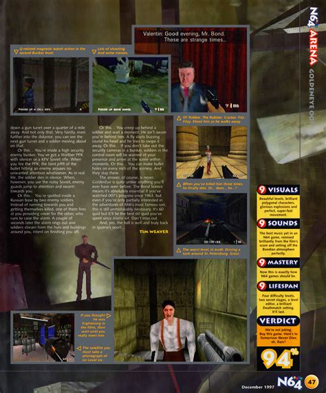 GoldenEye: Decoded: Review (N64 Magazine - Issue 9 - December 1997)