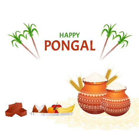 Happy Pongal Festival Traditinal Elements, Pongal, Pots, Mandala PNG ...