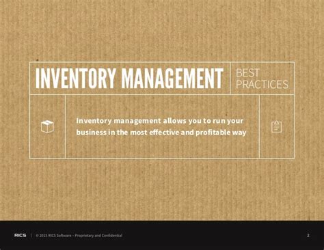 Inventory Management Best Practices