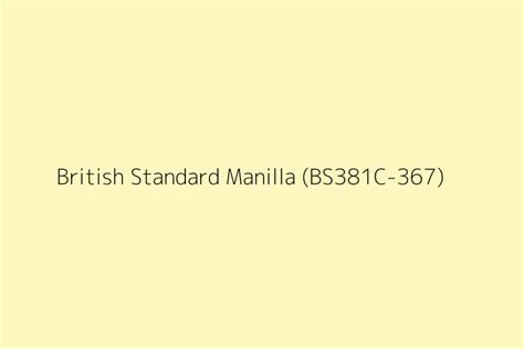 British Standard Manilla (BS381C-367) Color HEX code