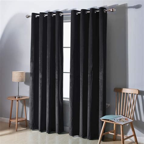 Velvet Black Curtains – Curtains & Drapes