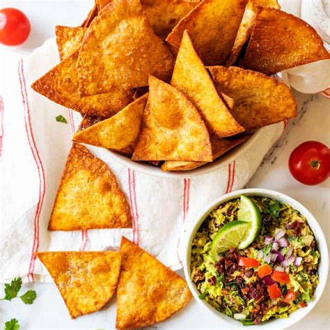 Keto Tortilla Chips - Air Fryer, Deep Fry, or Bake - Kicking Carbs