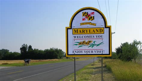 The Best Sign In The World Says Maryland Welcomes You