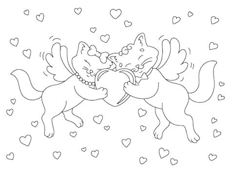 Winged Cat Coloring Pages to Print - Free Printable Coloring Pages