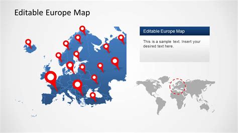 Europe Map Template for PowerPoint - SlideModel