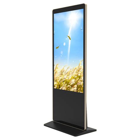 Network Android Free Standing Touch Screen Kiosk Display WIFI For ...