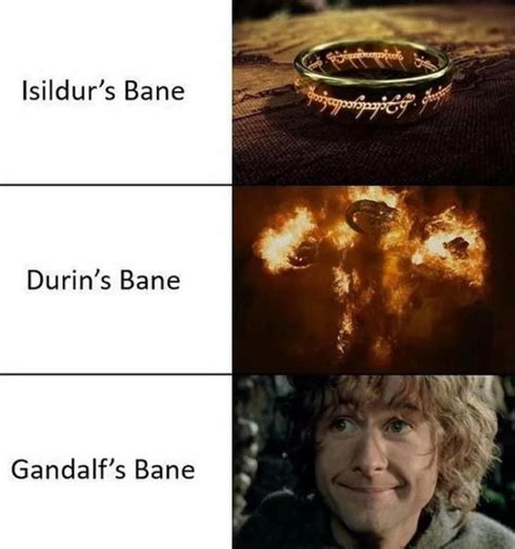 Isildur's Bane Durin's Bane Gandalf's Bane - iFunny