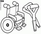 Crutches Coloring Pages sketch template