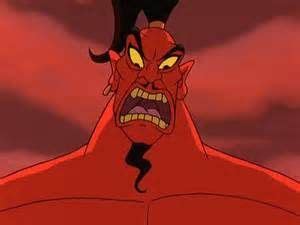 *GENIE/JAFAR ~ ALADDIN II:Return of Jafar, 1994 | Abu aladdin, Aladdin, Jafar