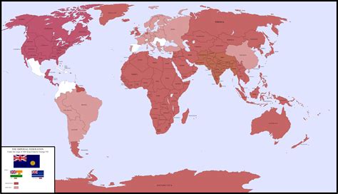 The Imperial Federation Map Diagram World Map | Images and Photos finder