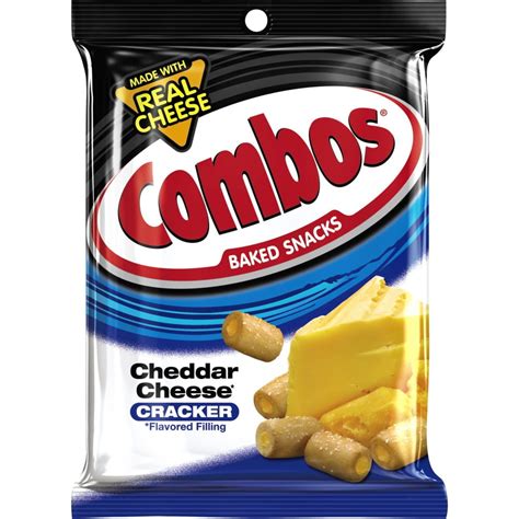 Combos Cheddar Cheese Backed Snack Cracker, 6.3 Oz. - Walmart.com