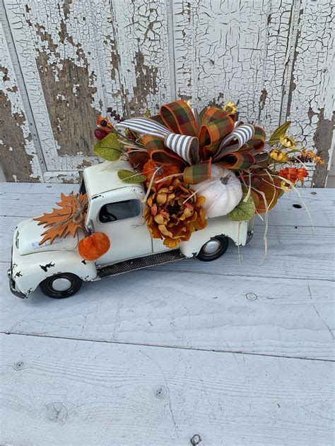 Fall Truck Centerpiece Fall Truck Décor Fall Table Decor Fall - Etsy