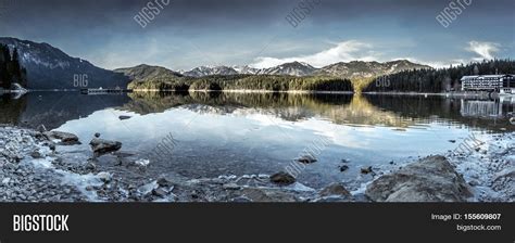 Eibsee Lake Winter Image & Photo (Free Trial) | Bigstock