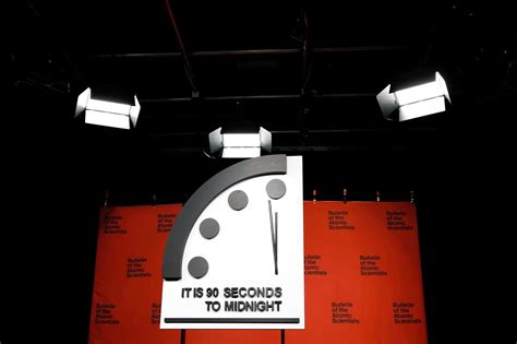 Doomsday Clock Moves Closer to Midnight Than Ever - The New York Times