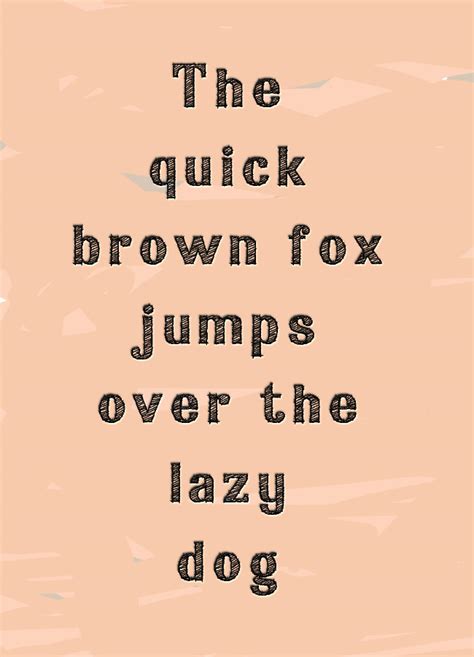 I like to Blog it Blog it: The quick brown fox...