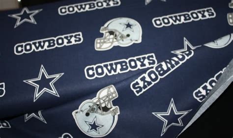 Dallas Cowboys Cotton Fabric Material Yard 1/2 1/4 Yard Football ...