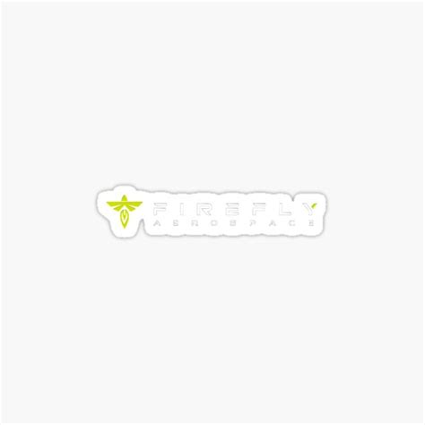 "Firefly Aerospace logo" Sticker for Sale by Elizabethliver | Redbubble