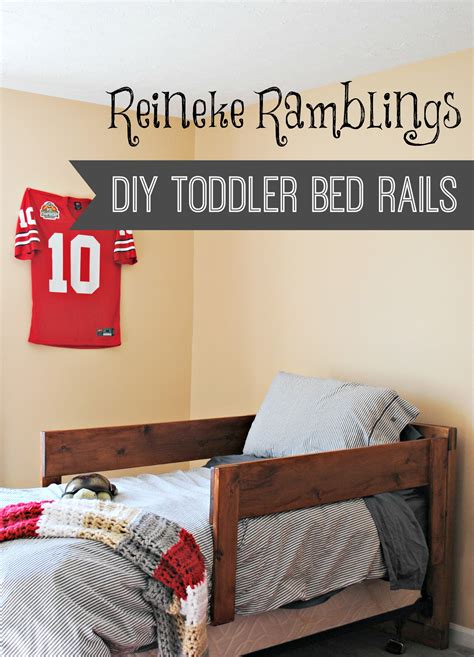 DIY Toddler Bed Rails - Place in Progress