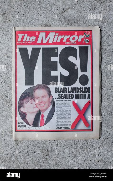 Labour 1997 election tony blair hi-res stock photography and images - Alamy