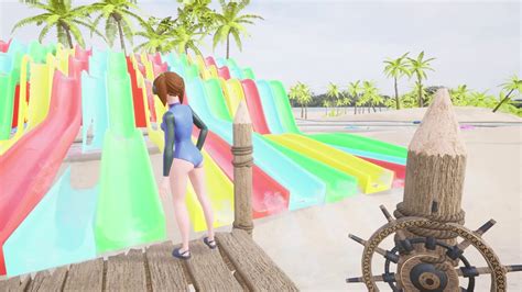 Waterpark Simulator / Uncommented Gameplay - YouTube