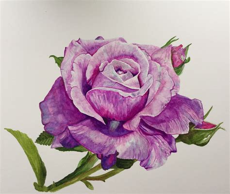 How to paint a flower with watercolors | Watercolor Planet