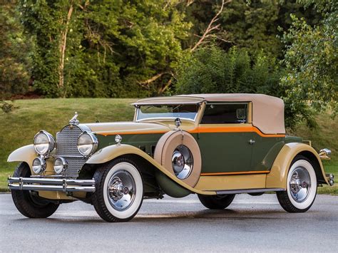 1930 Packard Deluxe Eight Convertible Victoria by Waterhouse | Antique ...