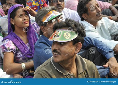 Mamata Banerjee Rally in Kolkata. Editorial Stock Image - Image of opposition, party: 35583734