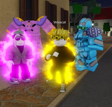 Create meme "your bizarre adventure roblox, gold experience requiem yba, screenshot " - Pictures ...