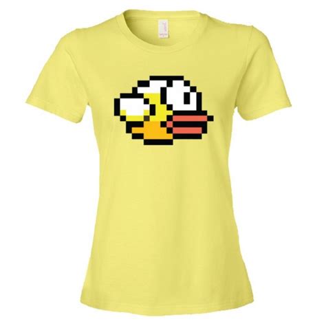 Womens Flappy Bird Video Game Character - Tee Shirt