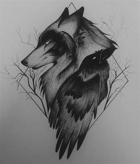 Wolf and Raven on Inspirationde