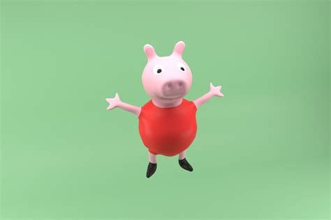 Peppa Pig free 3D model | CGTrader