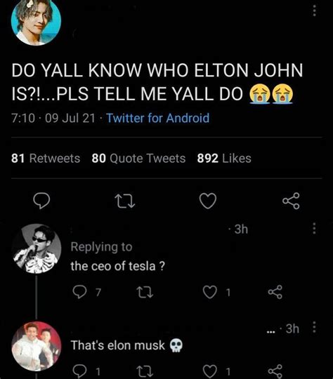 Elton John vs Elon Musk | Twitter / X | Know Your Meme