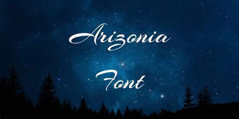 Arizonia Font Free Download