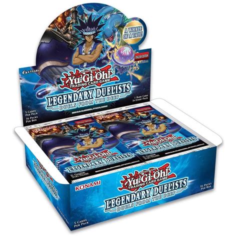 Yu-Gi-Oh! Trading Card Game Legendary Duelists: Duels From the Deep | Sealed Booster Box of 36 ...