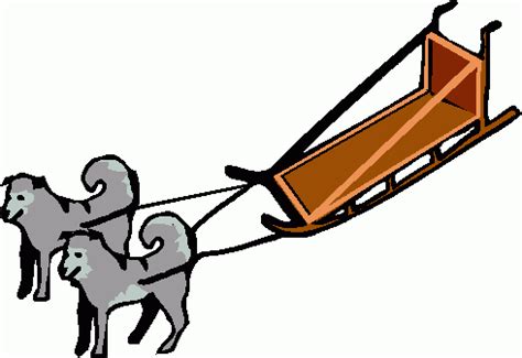 Dogsled clipart - Clipground