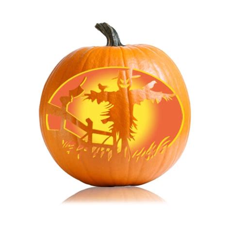 Scarecrow Pumpkin Carving Stencil - Ultimate Pumpkin Stencils