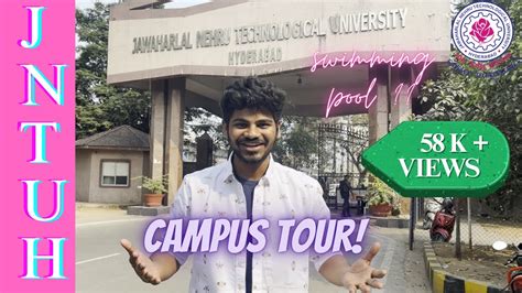 JNTUH CAMPUS TOUR || JAWAHARLAL NEHRU TECHNOLOGICAL UNIVERSITY HYDERABAD|| JNTUH-UCEH - YouTube