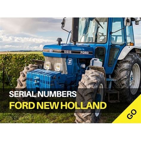 Ford Tractor Serial Numbers