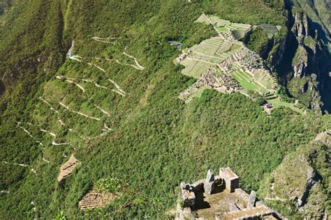 Aerial View on Machu Picchu Stock Photo - Image of background, incan: 92224802