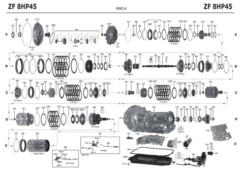 Transmission repair manuals ZF8HP45 / ZF8HP70 / ZF8HP55A / ZF8HP90 ...