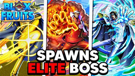 SPAWN DE TODOS OS ELITE BOSSES DO BLOX FRUITS! - YouTube