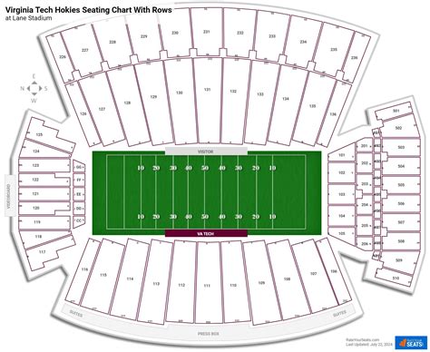 Lane Stadium Seating Chart Interactive | Awesome Home