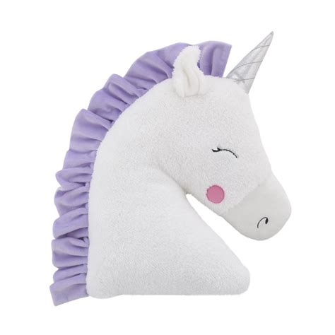 Little Love by Nojo Unicorn Shaped Plush Sherpa Decorative Pillow - Walmart.com