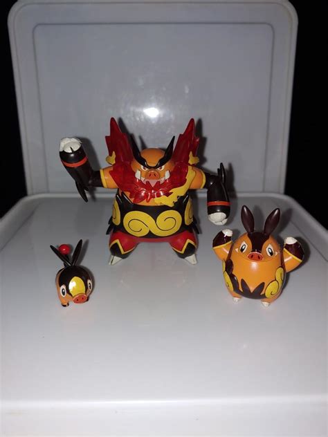 Tepig evolution plamo pokemon bandai, Hobbies & Toys, Toys & Games on Carousell