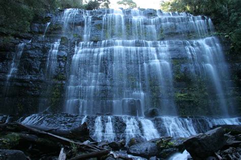 Russell Falls - Waterfalls in Tasmania's First National Park