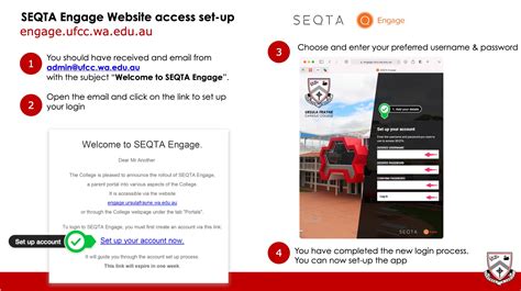 SEQTA Engage access - Ursula Frayne