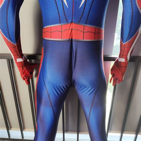 Spider Man PS4 Suit Bodysuit Costume Cosplay Peter Parker for - Etsy