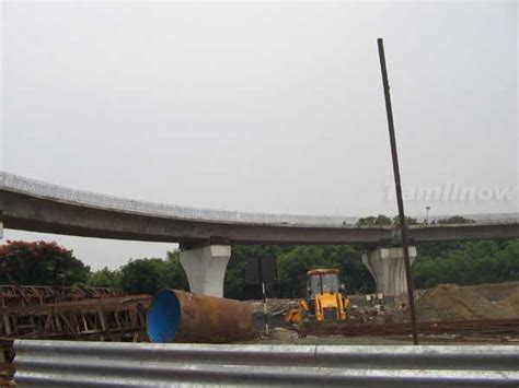 Chennai Photo Gallery: Guindy Flyover Construction in Progress