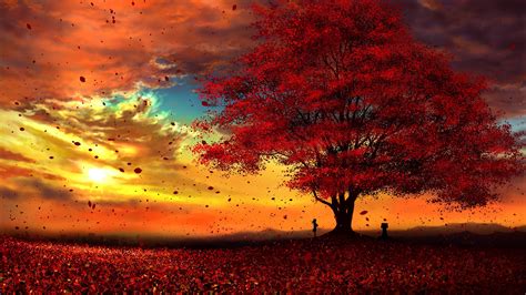 Anime Red Sunset 4k Wallpapers - Wallpaper Cave